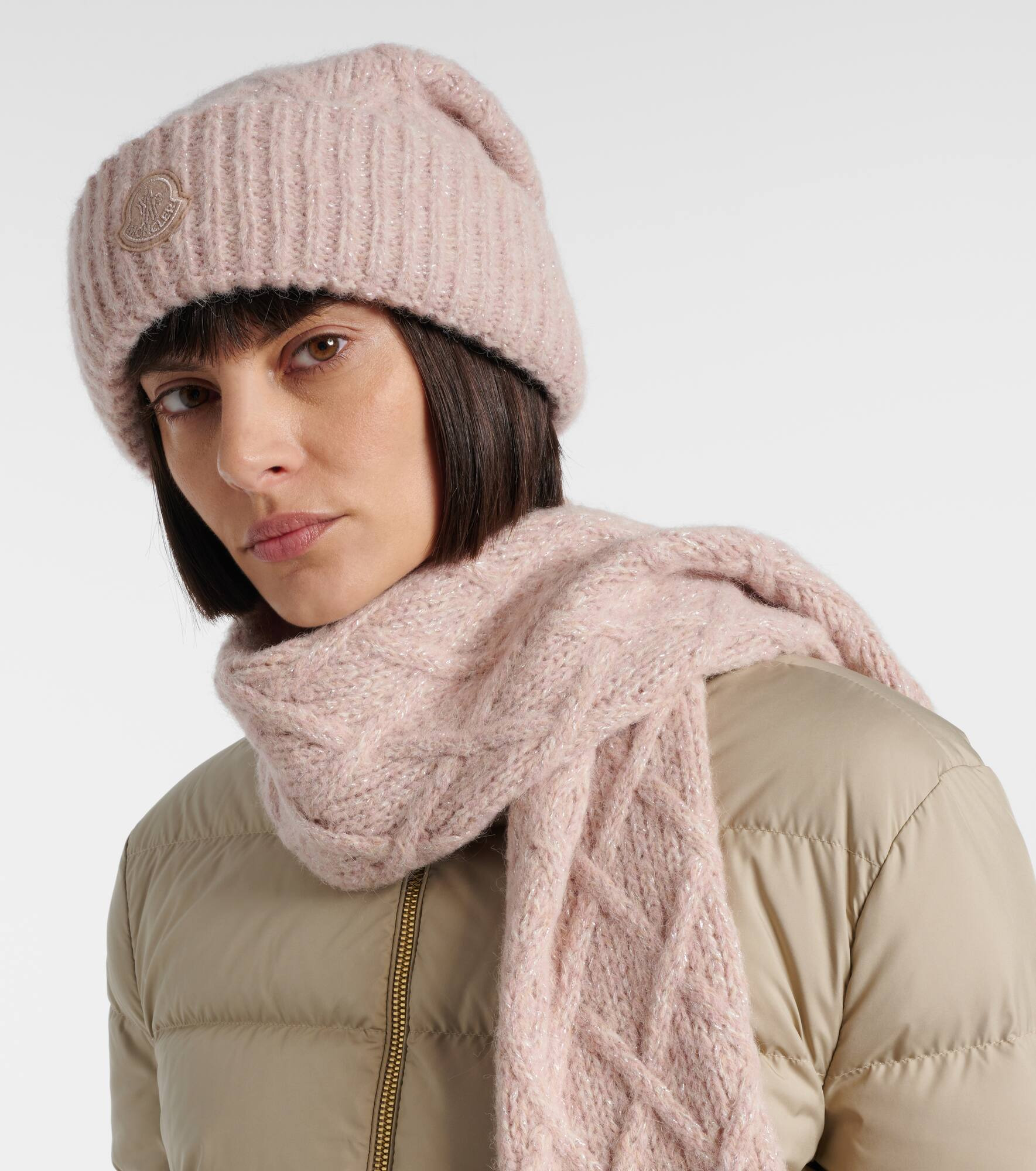 Embroidered alpaca-blend beanie - 2