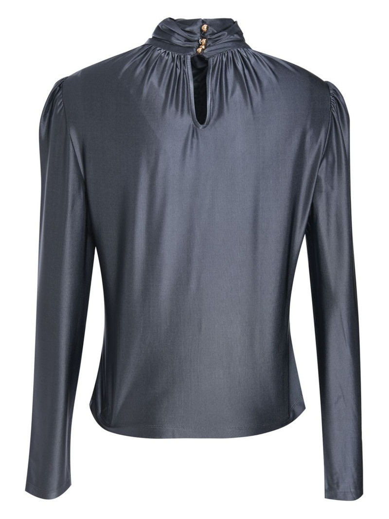 rabanne high-neck top outlook