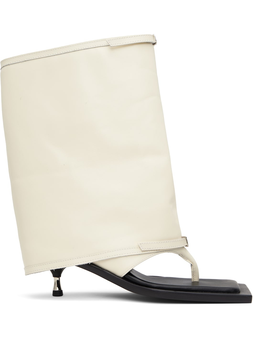 Off-White Kaia Stiletto Cropped Trouser Heeled Sandals - 1