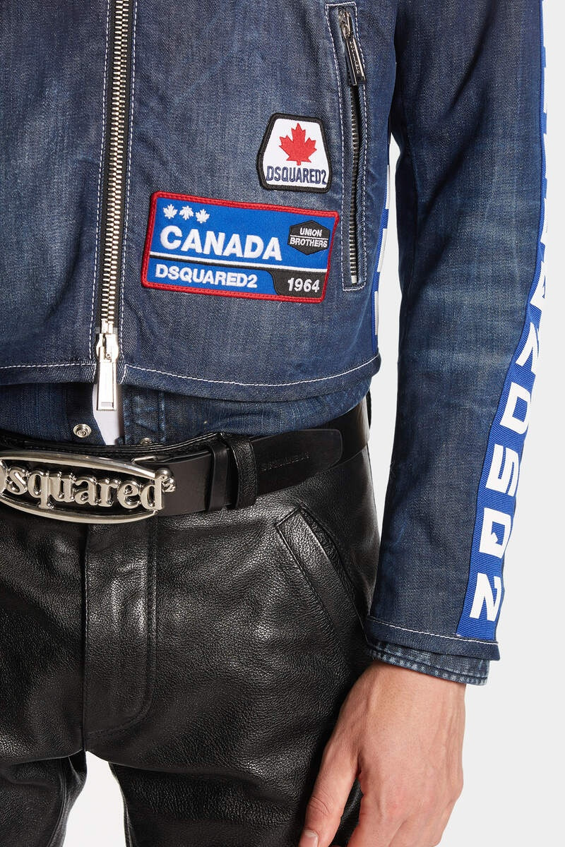 ZIPPED DENIM JACKET 8