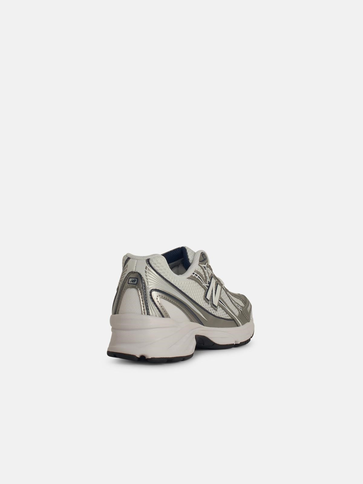 '740' WHITE MESH SNEAKERS - 3