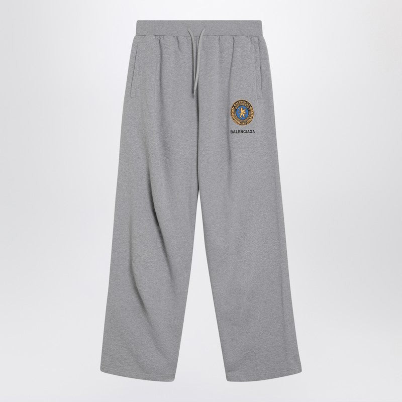 Balenciaga Wide Grey Uniform Merch Trousers Men - 1