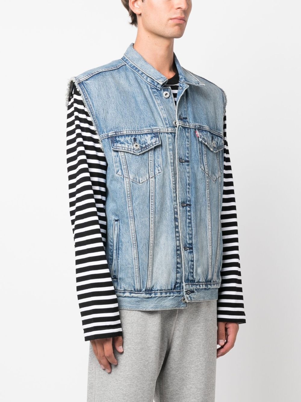 Relaxed Trucker denim vest - 3