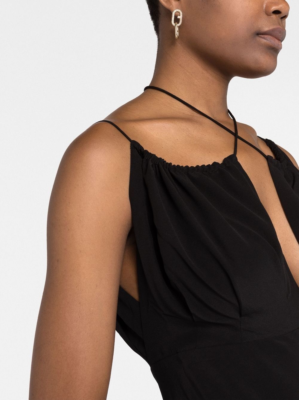 tie-fastening sleeveless top - 3