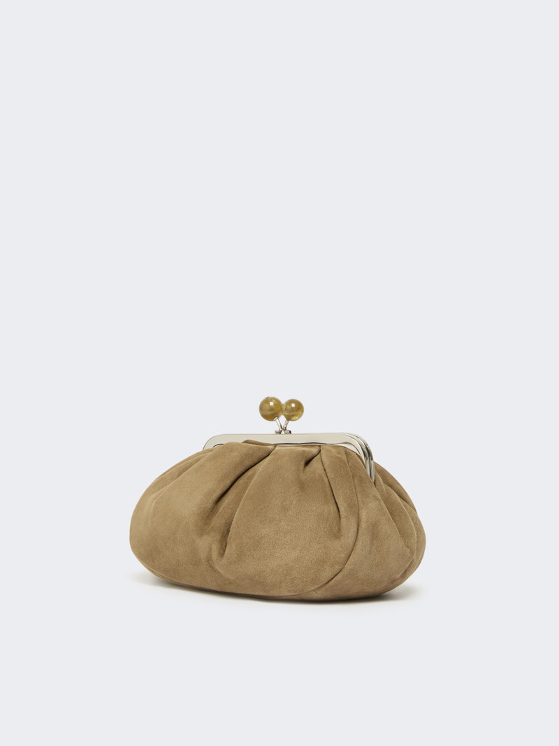 WEEKEND Max Mara VALOIS Small suede Pasticcino Bag outlook