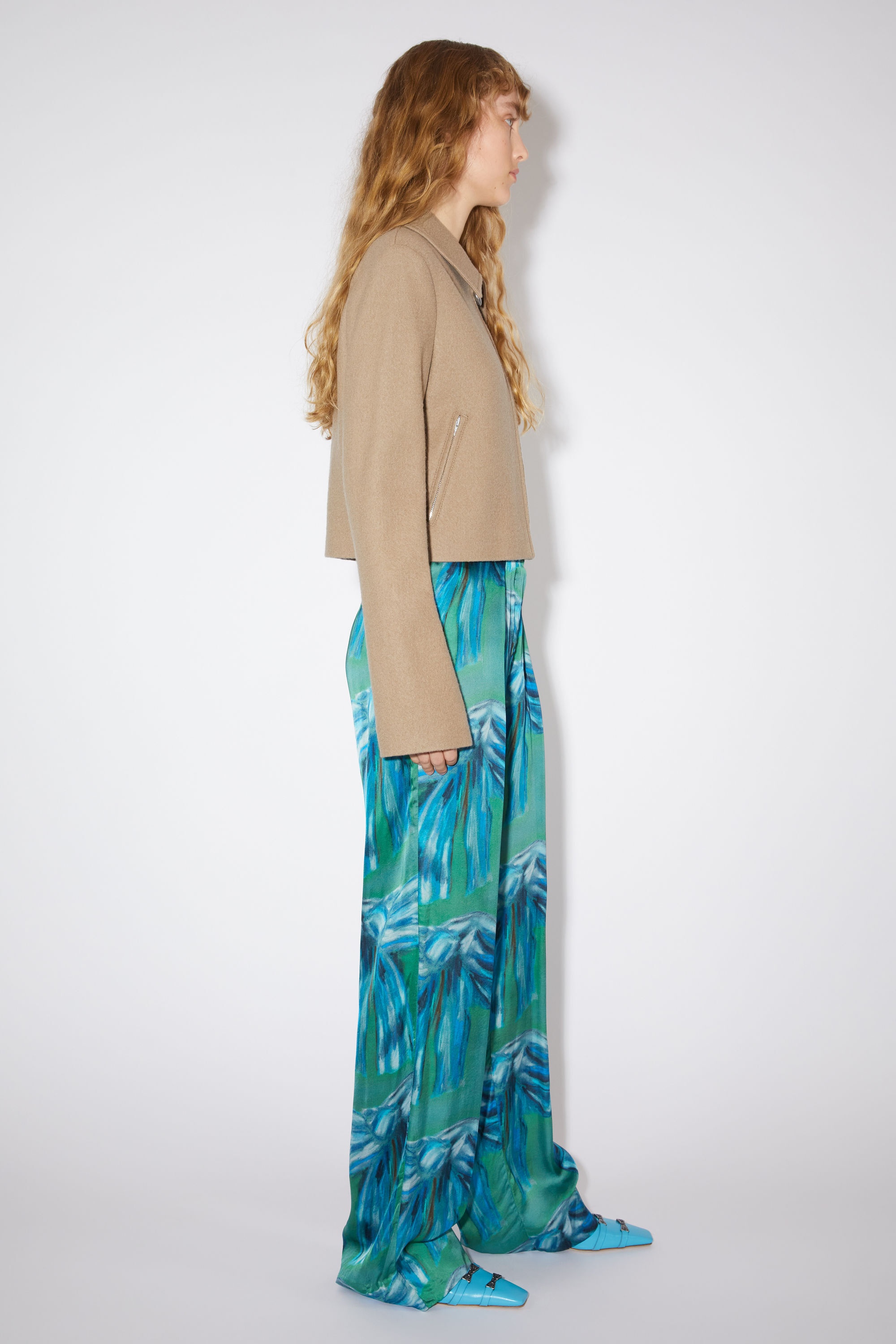 Printed trousers - Green - 4