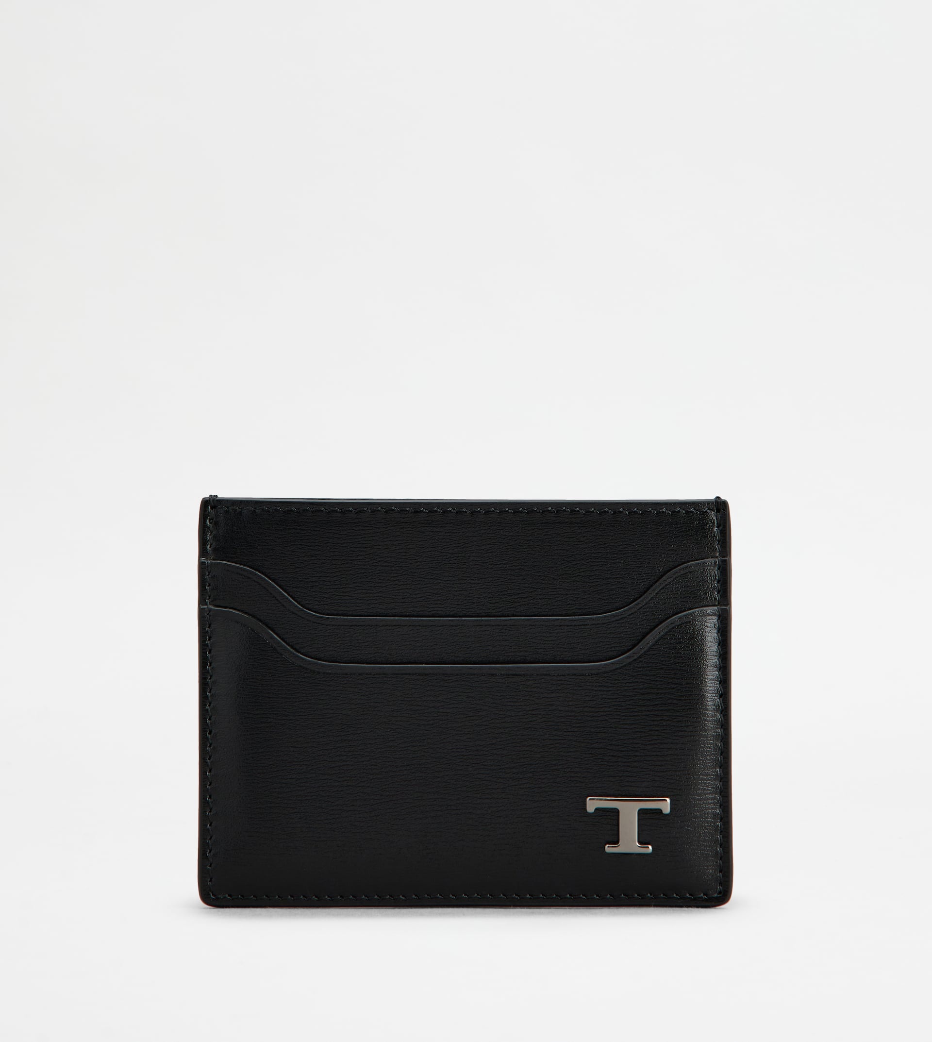 TOD'S CARD HOLDER IN LEATHER - BROWN - 1