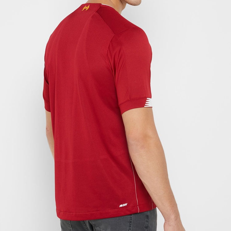 New Balance Men's New Balance Liverpool Home Jersey Fan Edition Red MT930000 - 4
