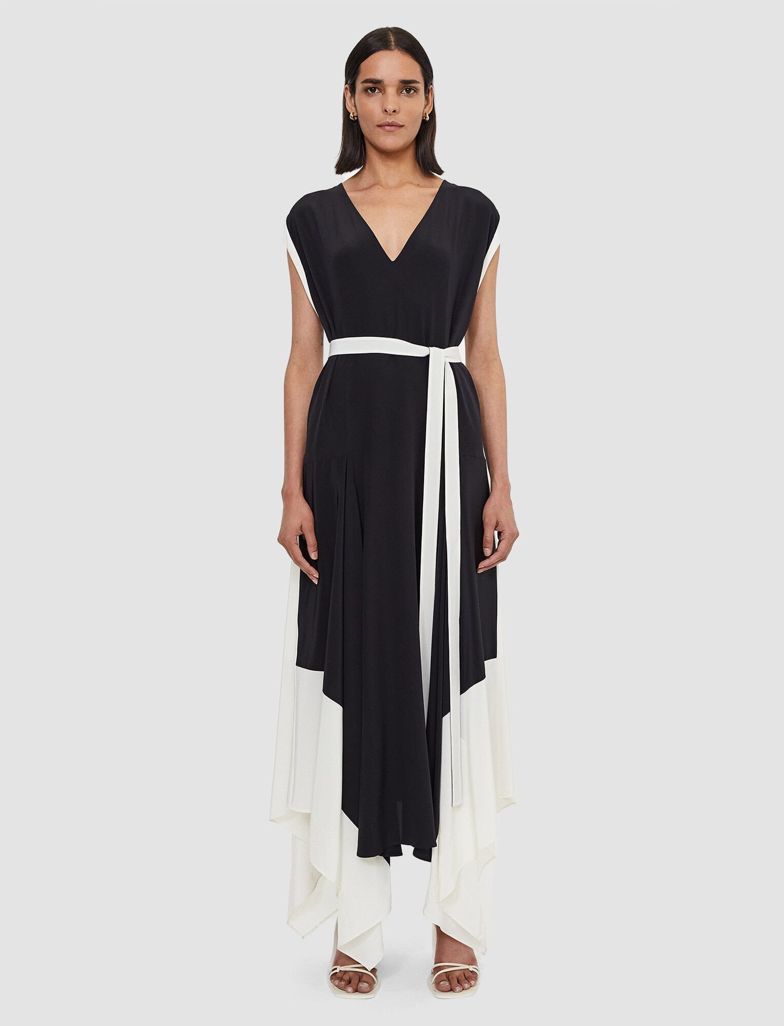 Silk Graphic Crepe de Chine Goodman Dress - 3
