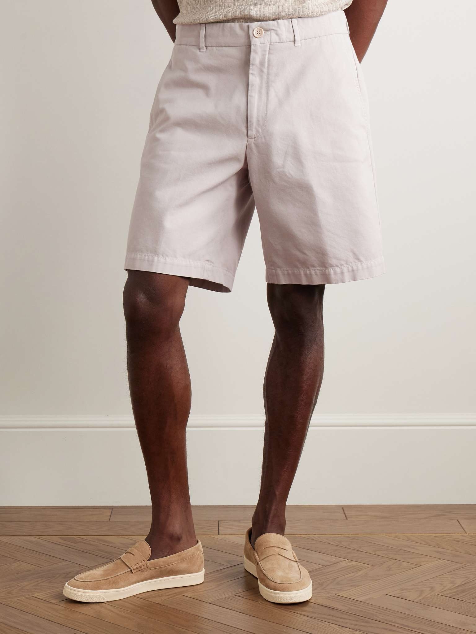 Straight-Leg Cotton-Twill Bermuda Shorts - 3