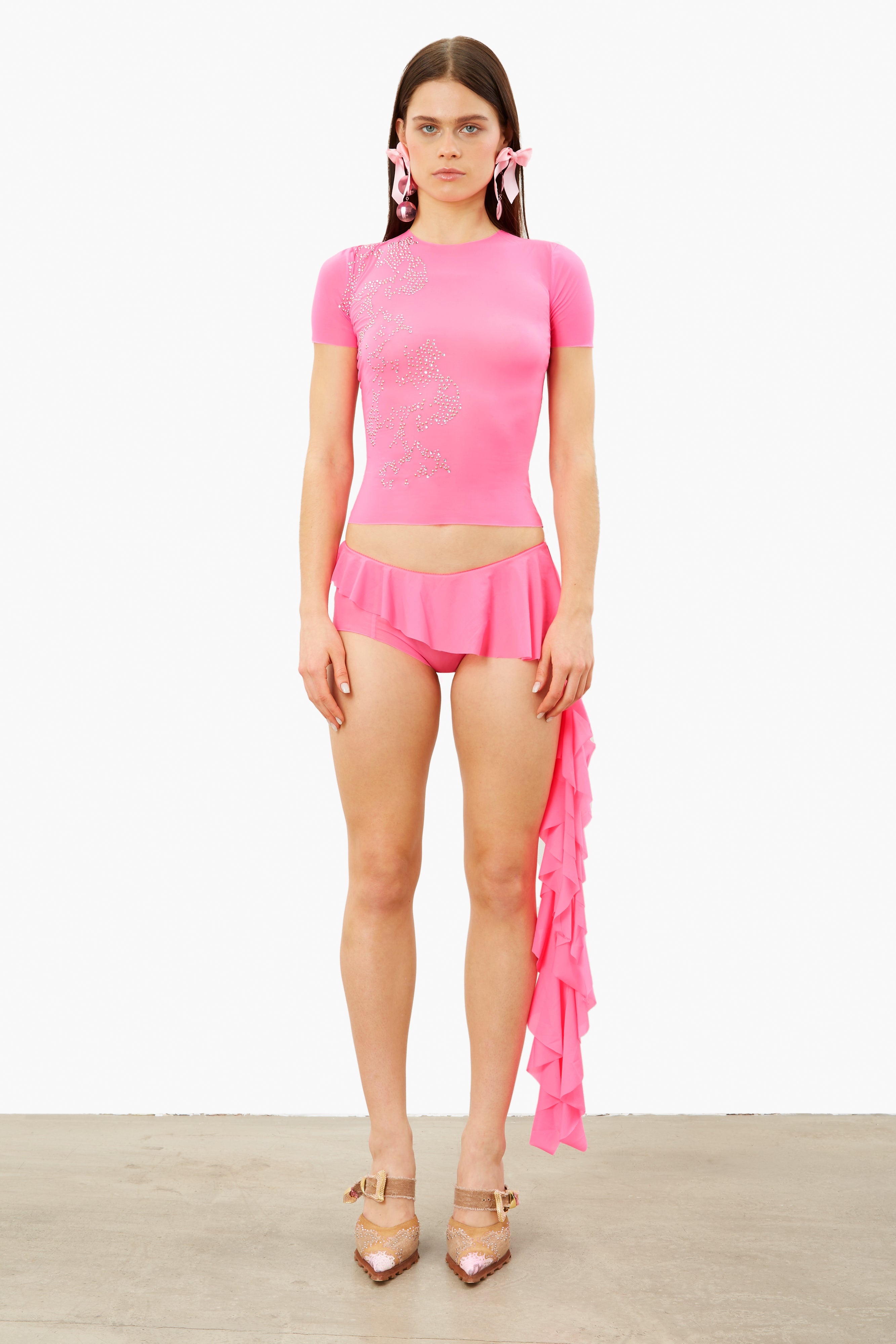 ELLE MINI SHORTS PINK TEXAS - 2