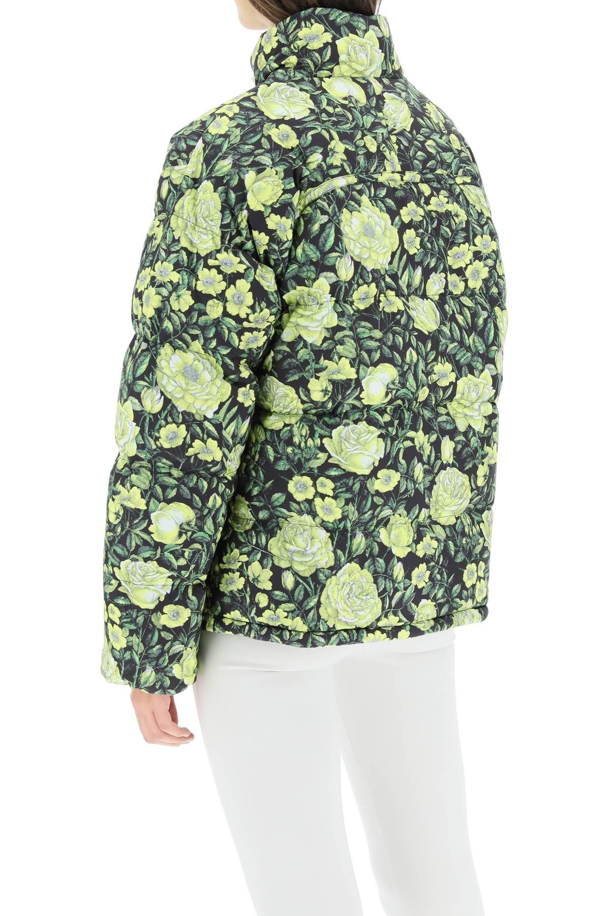 BOTANICAL ROSE SHORT DOWN JACKET - 4