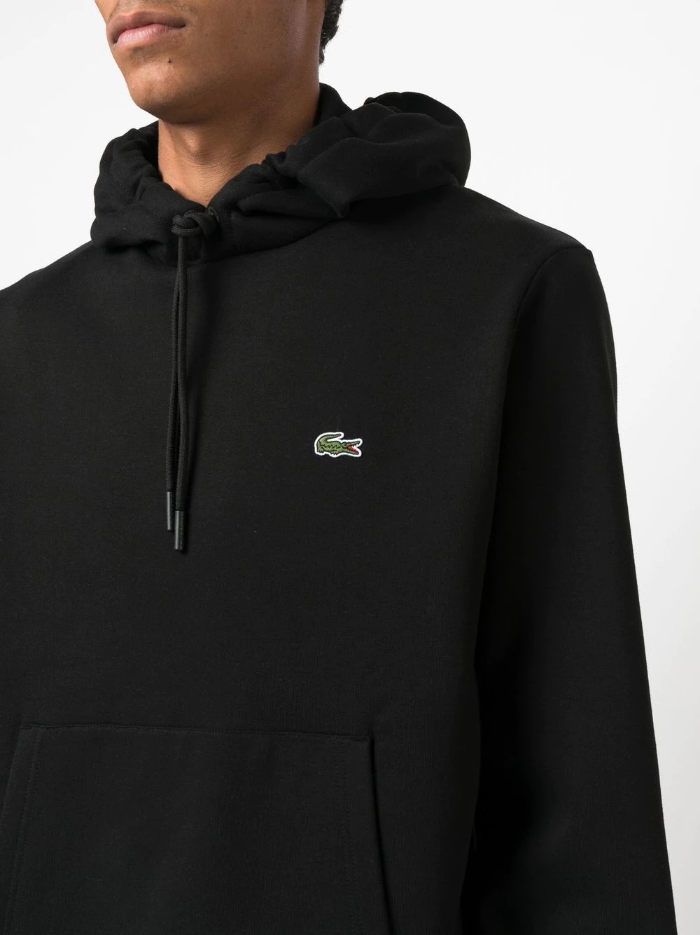 appliqué-logo long-sleeve hoodie - 5