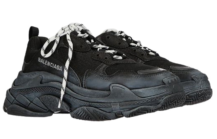 (WMNS) Balenciaga Triple S 'Black' 531388W09OM1000 - 3