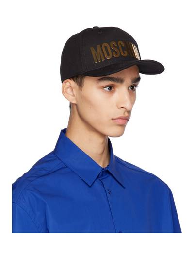 Moschino Black Logo Cap outlook
