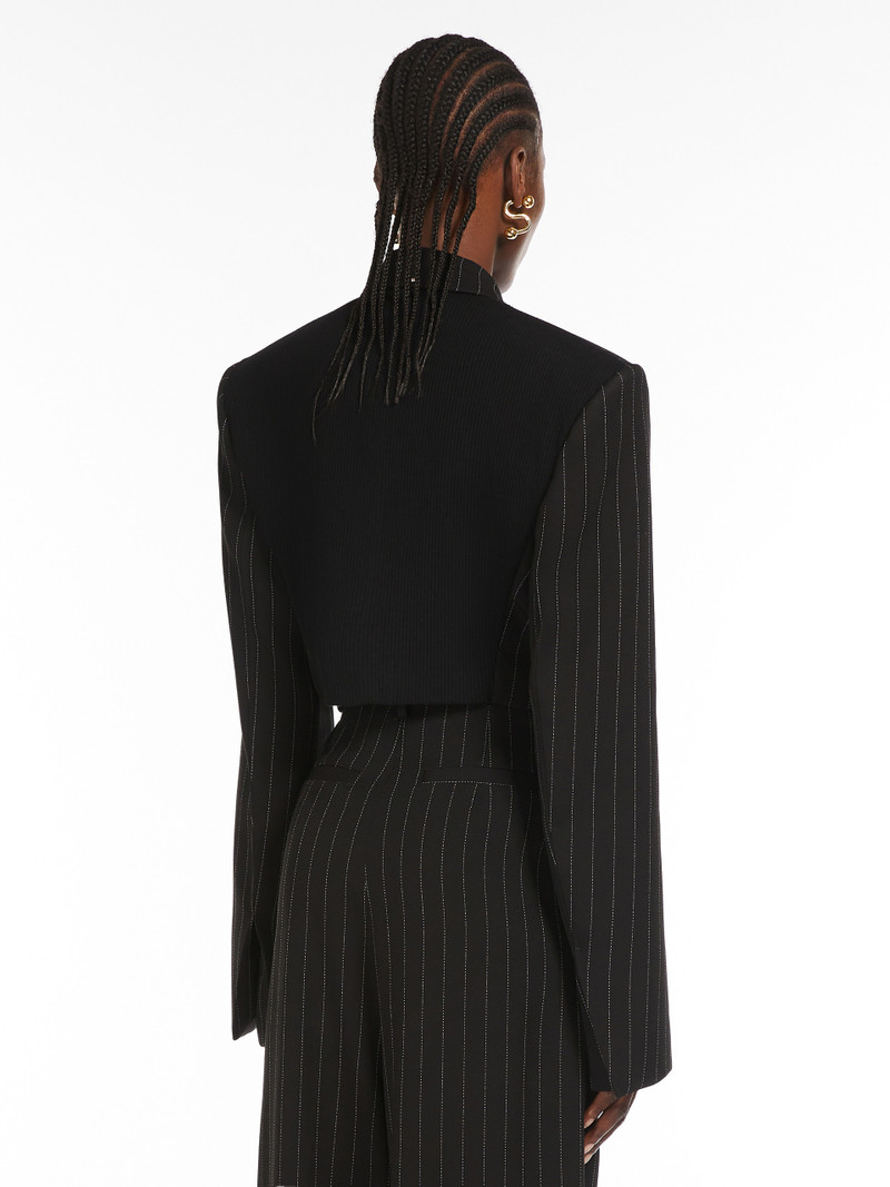 UTOPIA Short pinstriped blazer 4