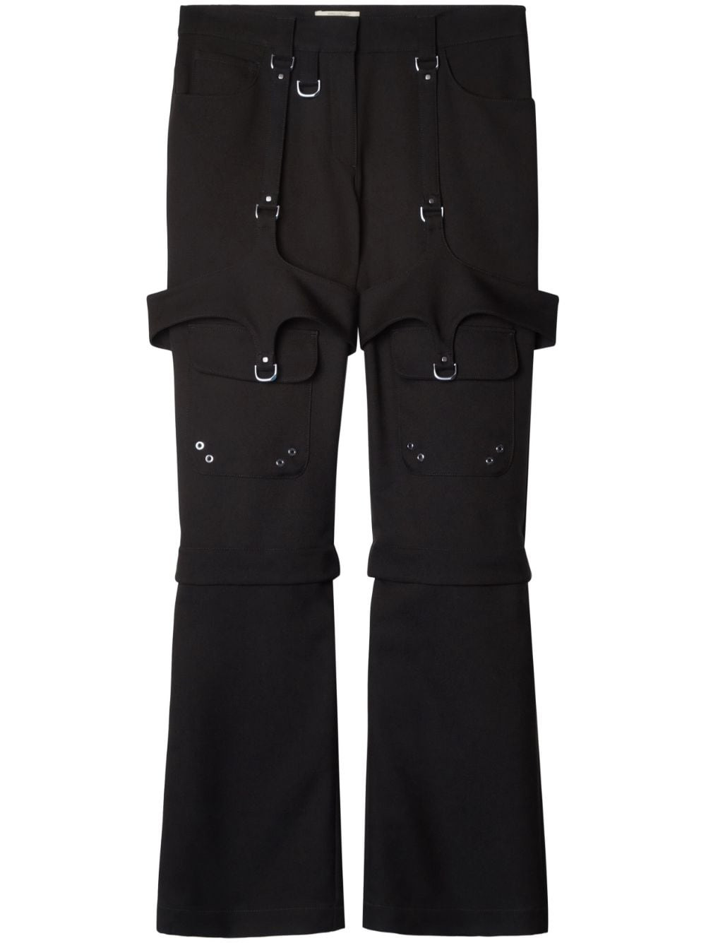 Off White Trousers Black - 1