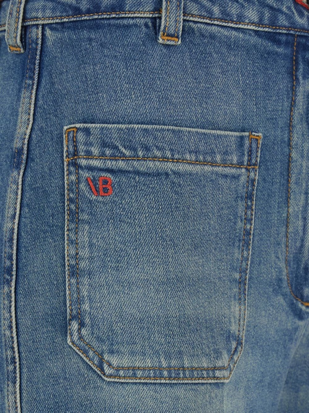 Flared leg denim jeans - 3