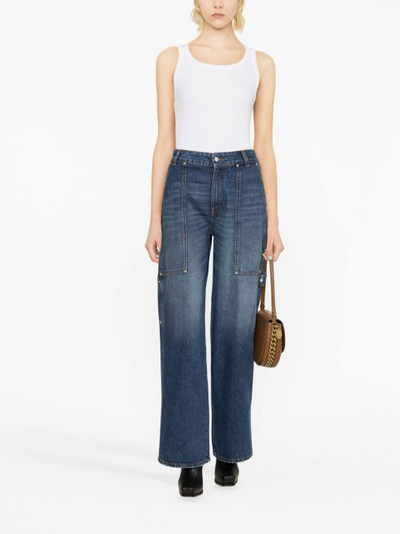 Stella McCartney wide-leg jeans outlook