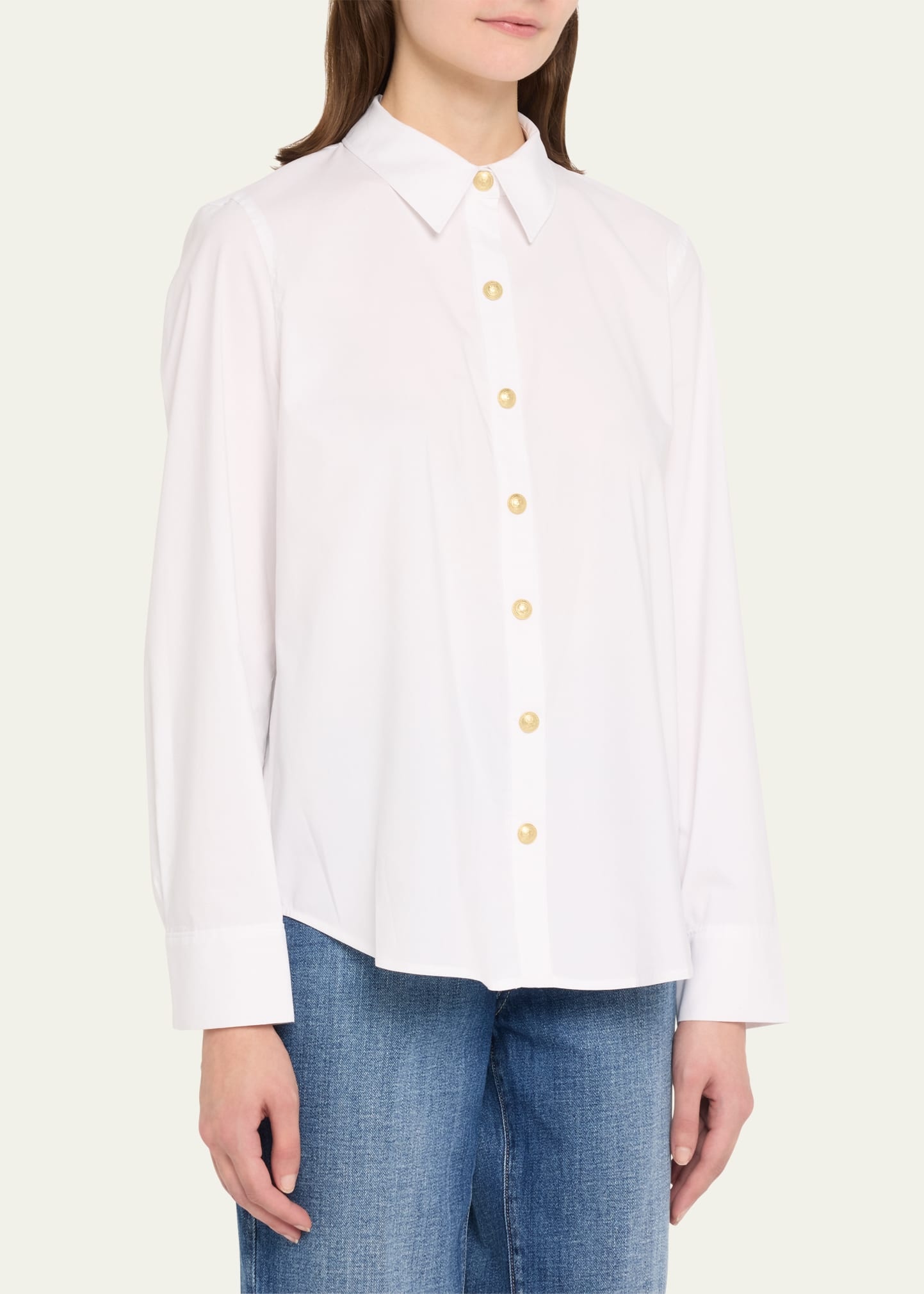 Ellery Button-Front Blouse - 4