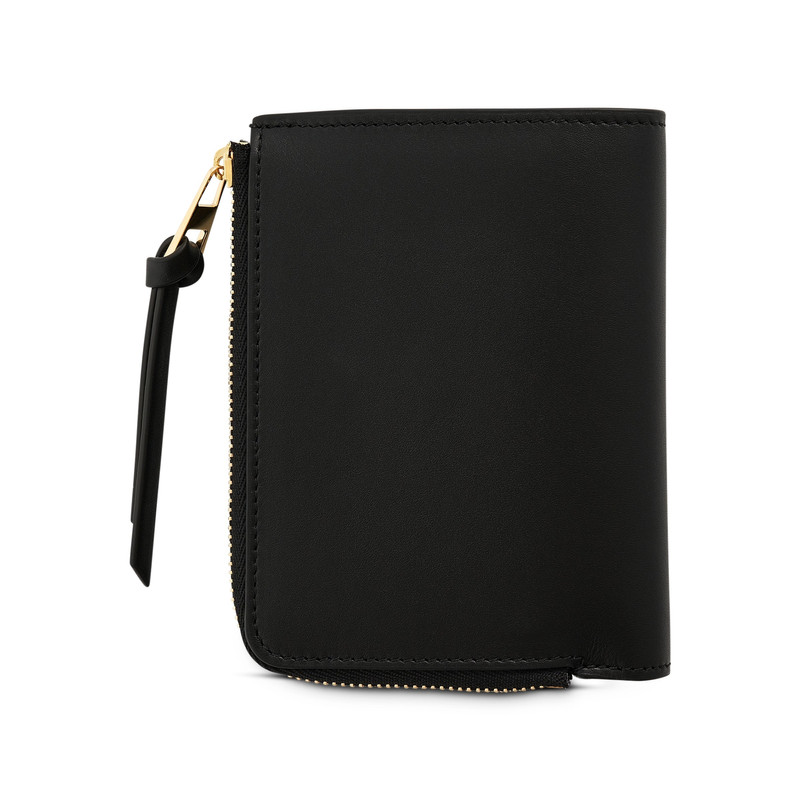 Loewe Loewe Embossed Slim Zip Wallet in Black outlook