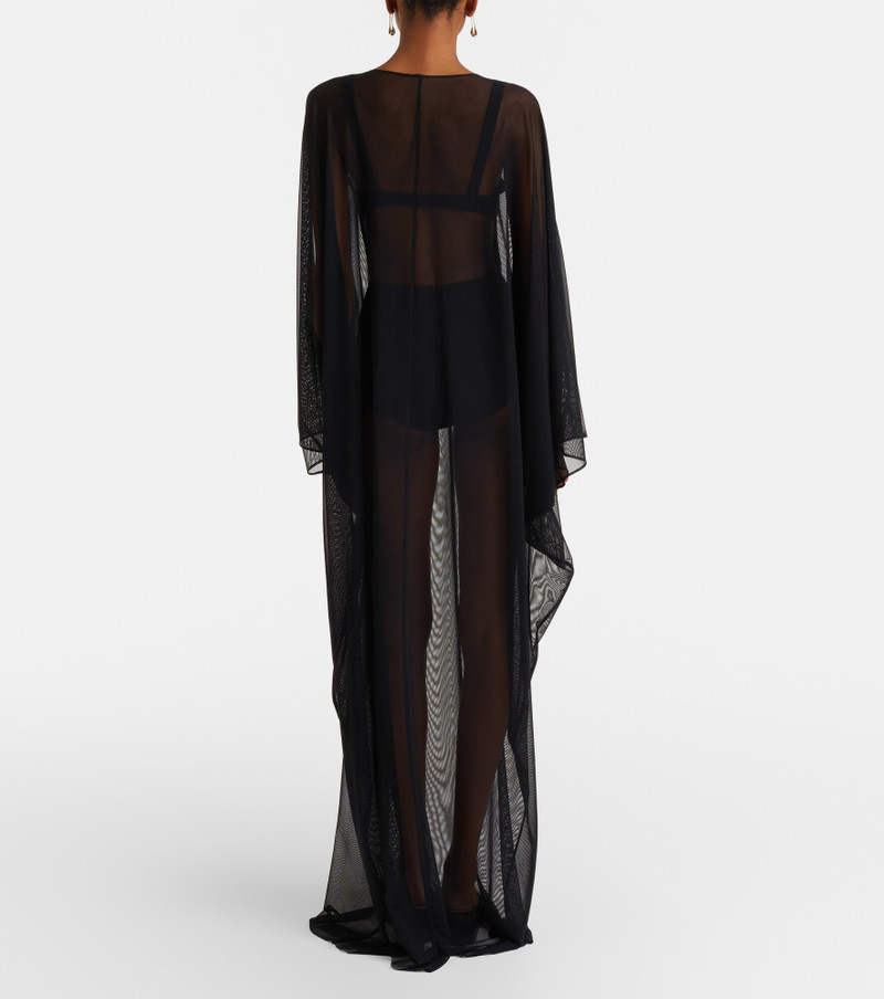 Sheer mesh kaftan 5