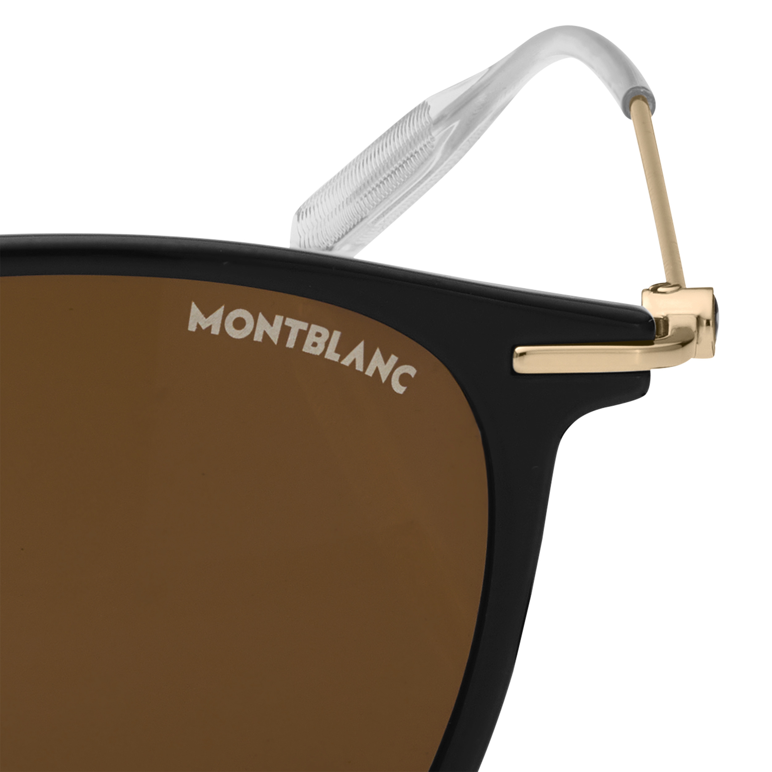 Round Sunglasses with Black Injected Frame - 3