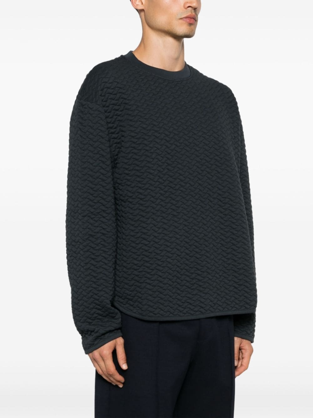 quilted sweatshirt - 3