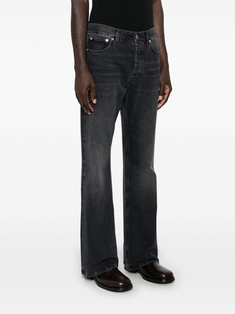 Séfr Rider Cut black denim jeans | REVERSIBLE