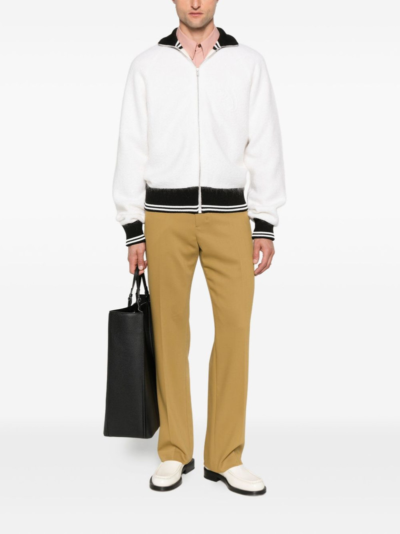 Jil Sander high-neck zip-fastening cardigan outlook