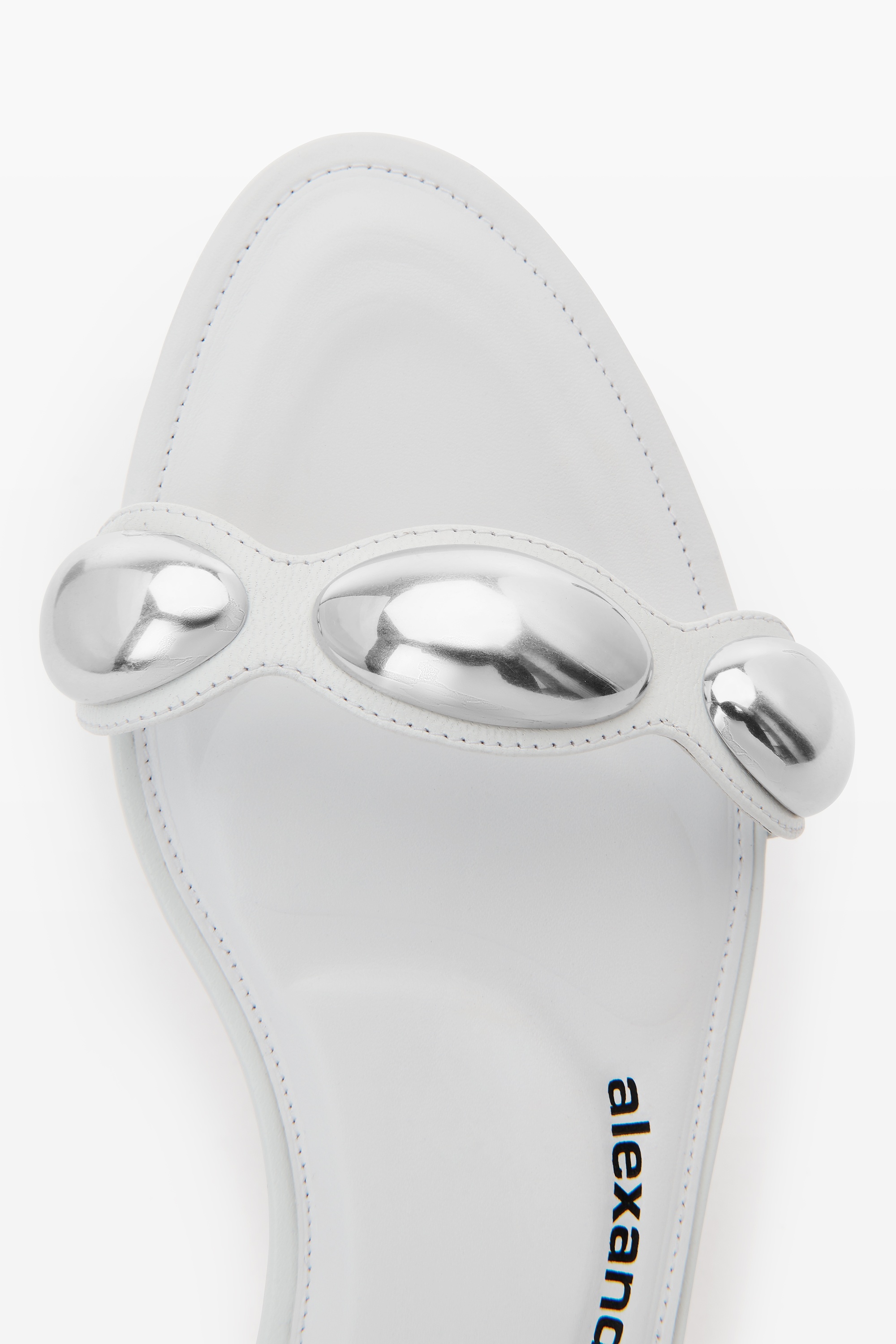 dome goatskin leather sandal - 4