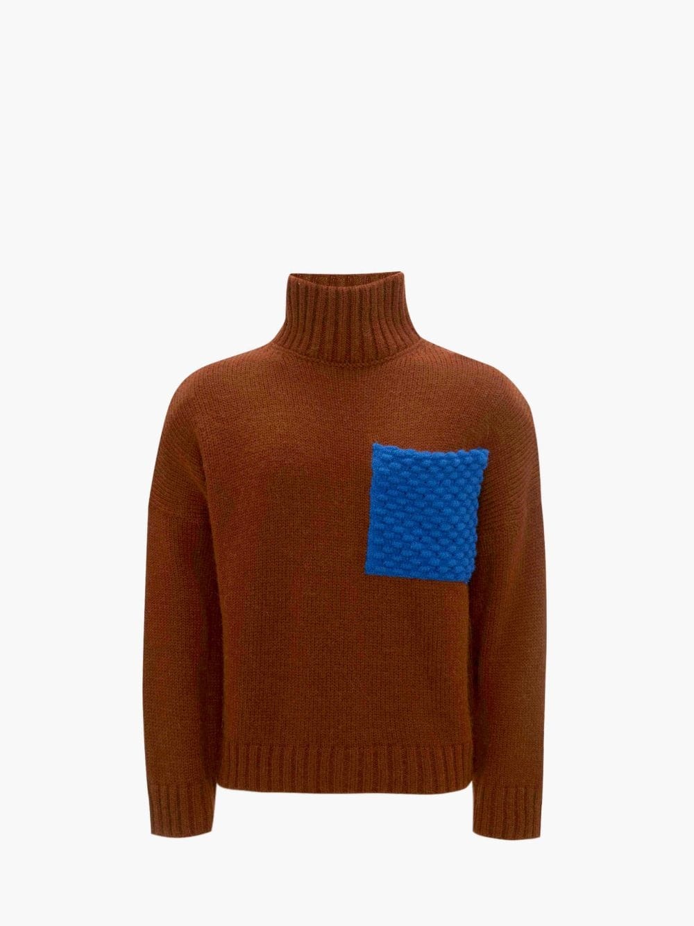 POPCORN PATCH POCKET TURTLENECK JUMPER - 1