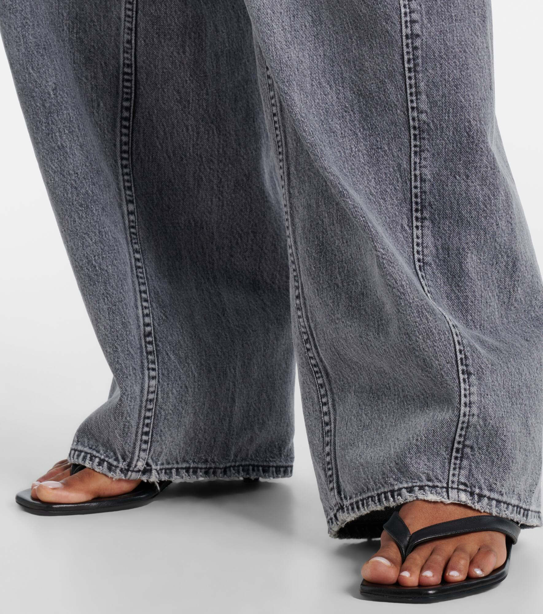 Alex mid-rise wide-leg jeans - 5
