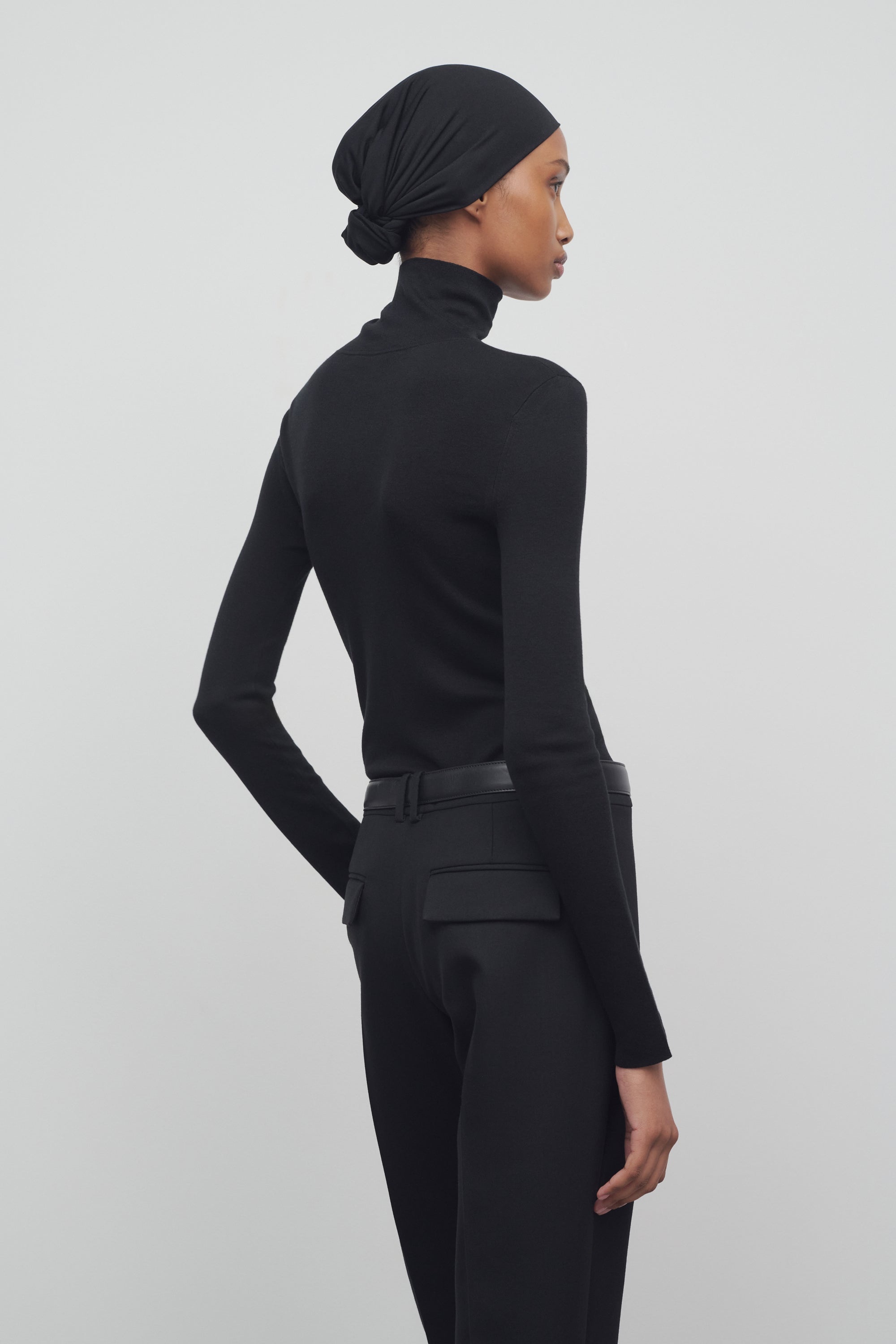 Imli Turtleneck in Silk - 4