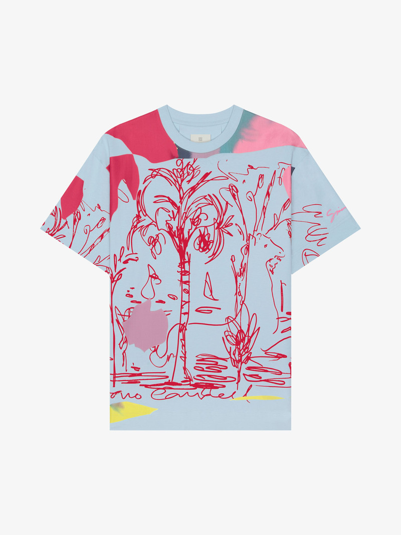 PRINTED MULTICOLOR T-SHIRT IN COTTON 1
