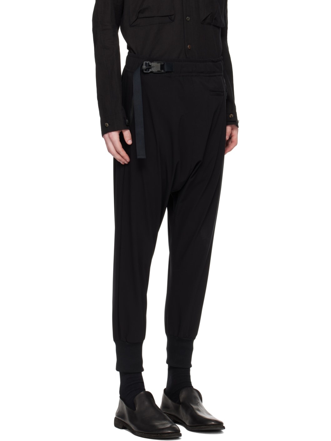 Black Water-Repellent Trousers - 2