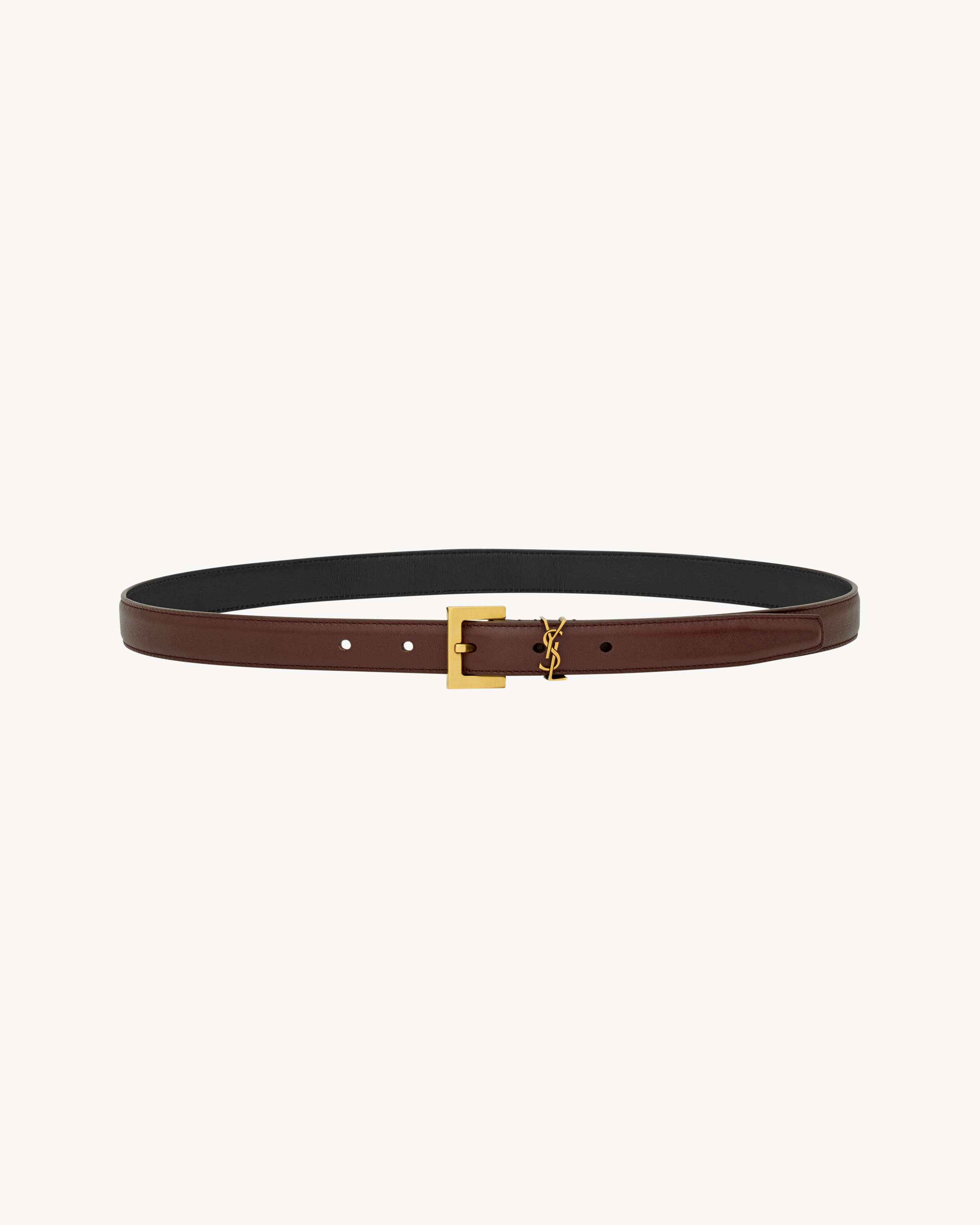 CASSANDRE THIN BELT IN SMOOTH LEATHER - 2
