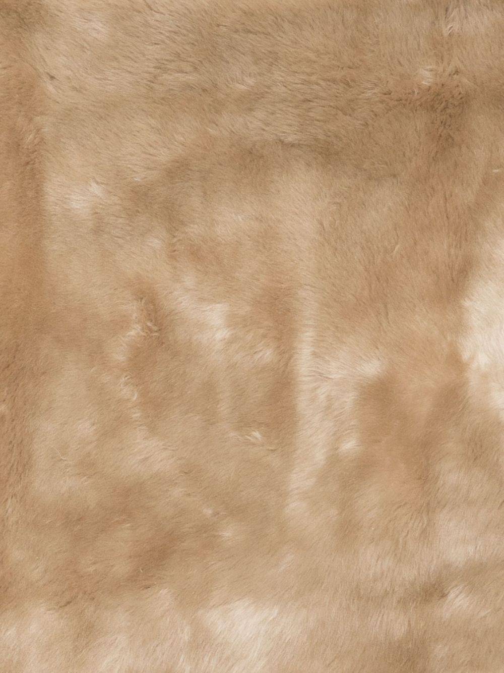 plush shearling muff scarf - 3