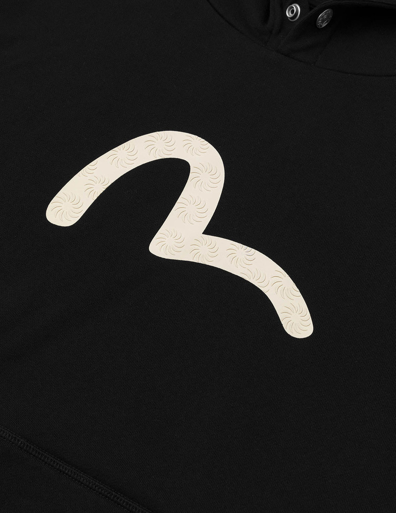 Seagull Print Relax Fit Hoodie 7