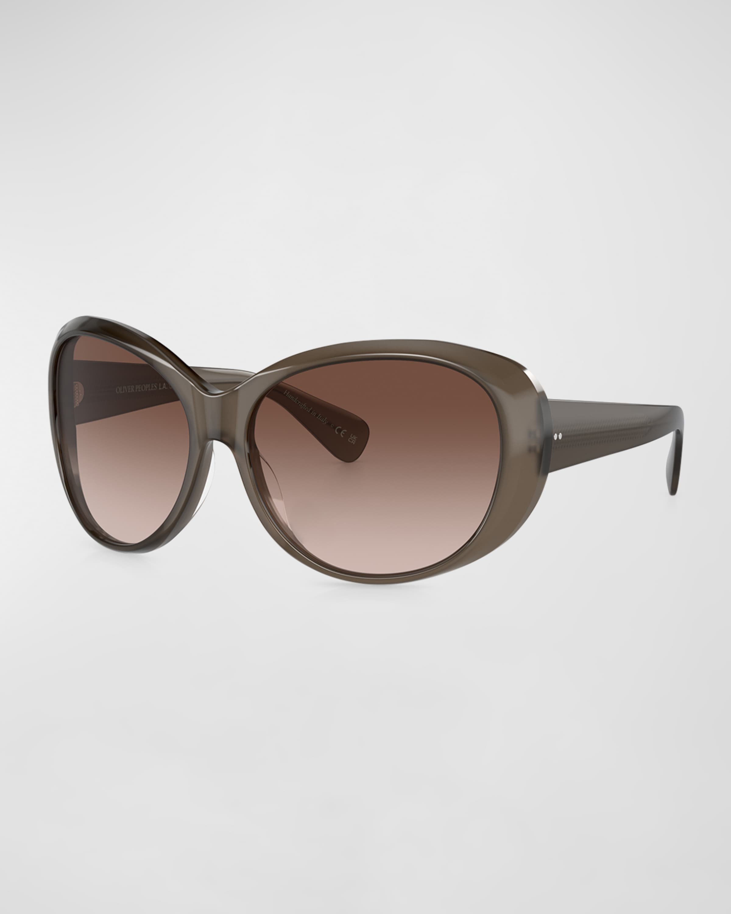 Maridan Gradient Acetate & Plastic Round Sunglasses - 1