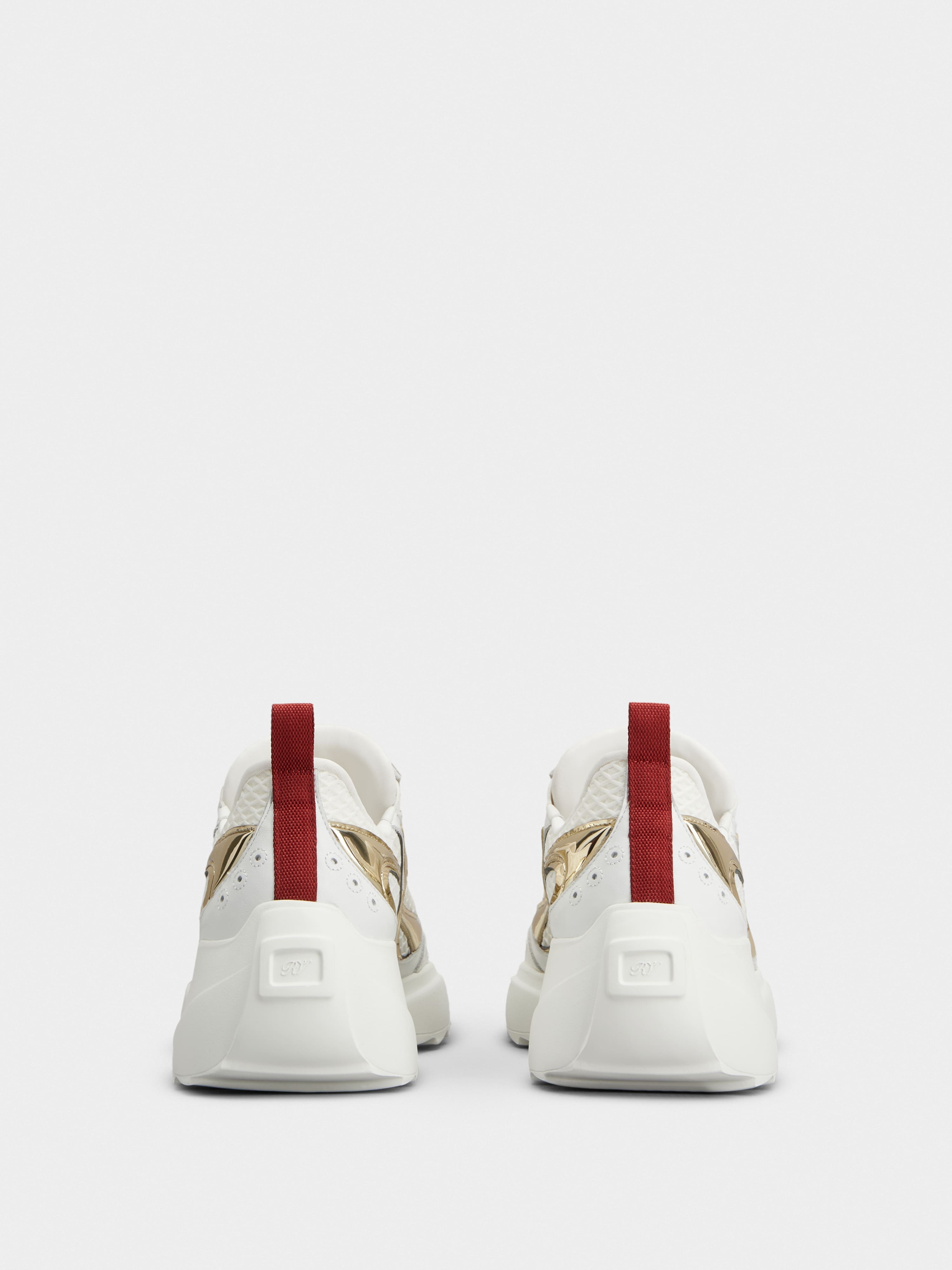 Viv' on the Run Sneakers in leather and fabric - 5