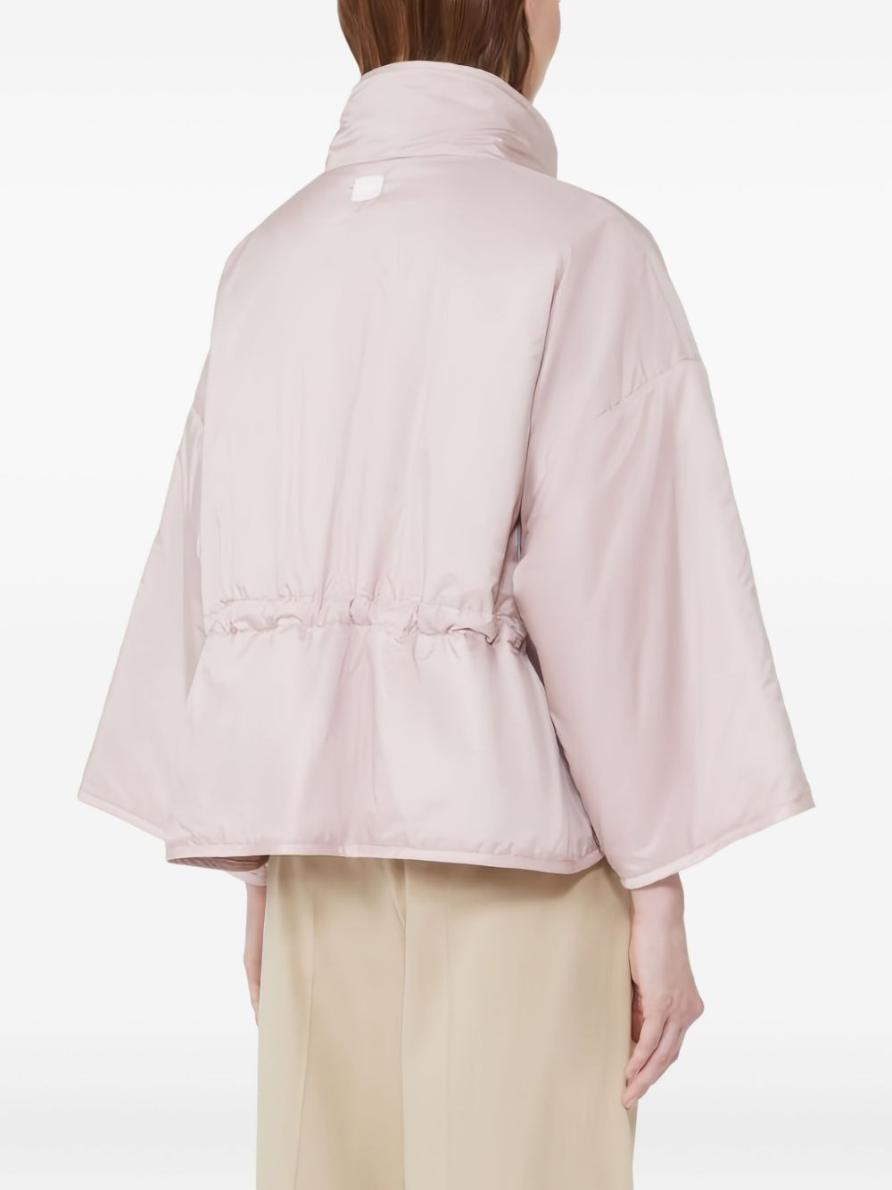 quilted wide-sleeve jacket - 5