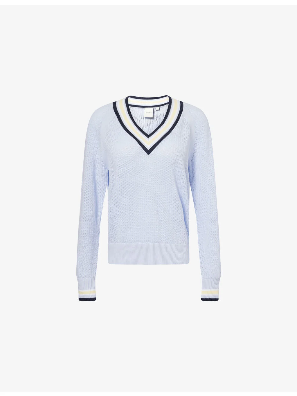 Maurice V-Neck Knitted Cotton Jumper - 1