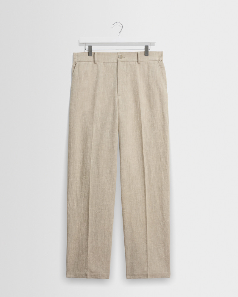 Bayham - Natural Linen-Cotton Relaxed Fit Trousers 1