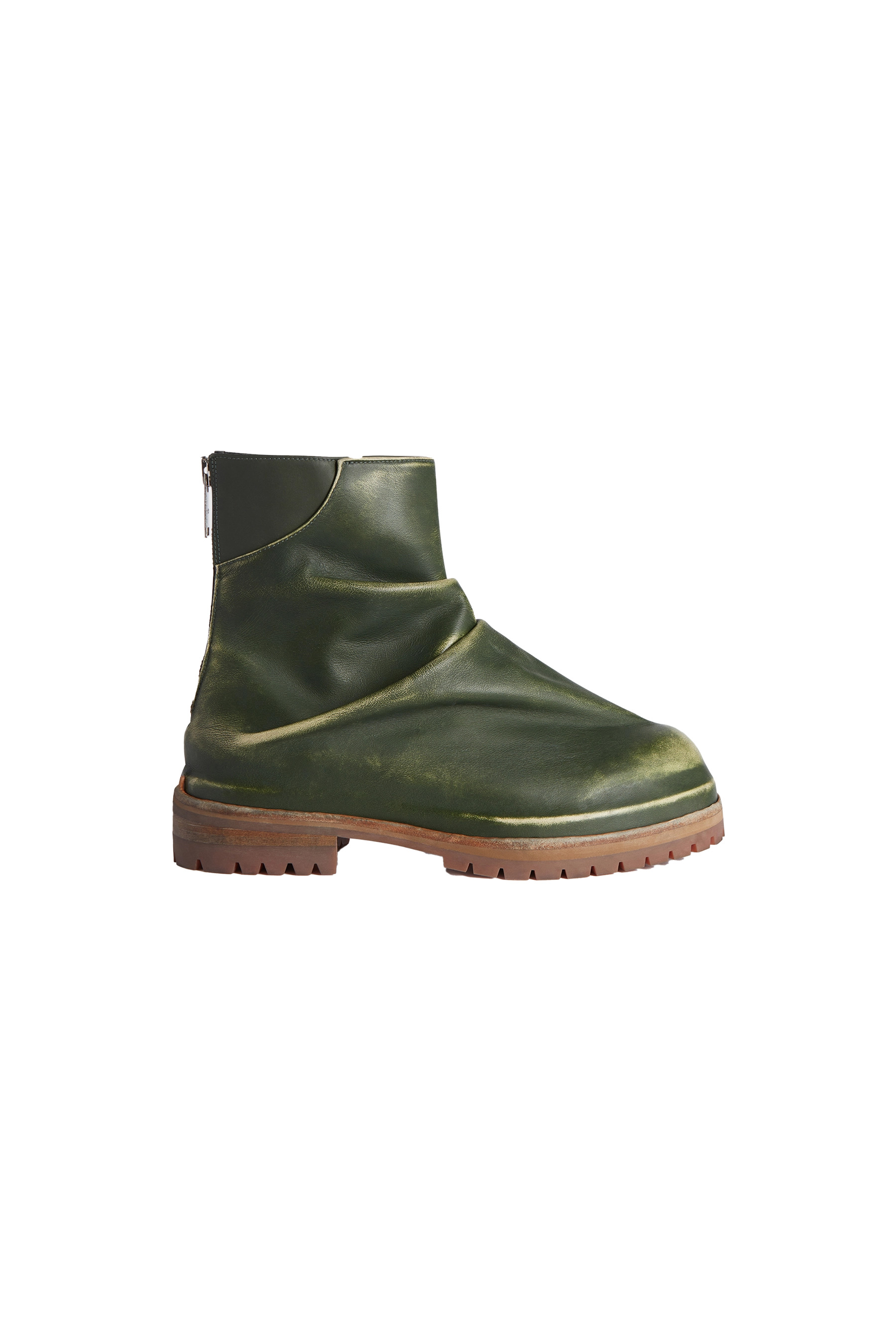 424 Marathon Boots Distressed Green - 1
