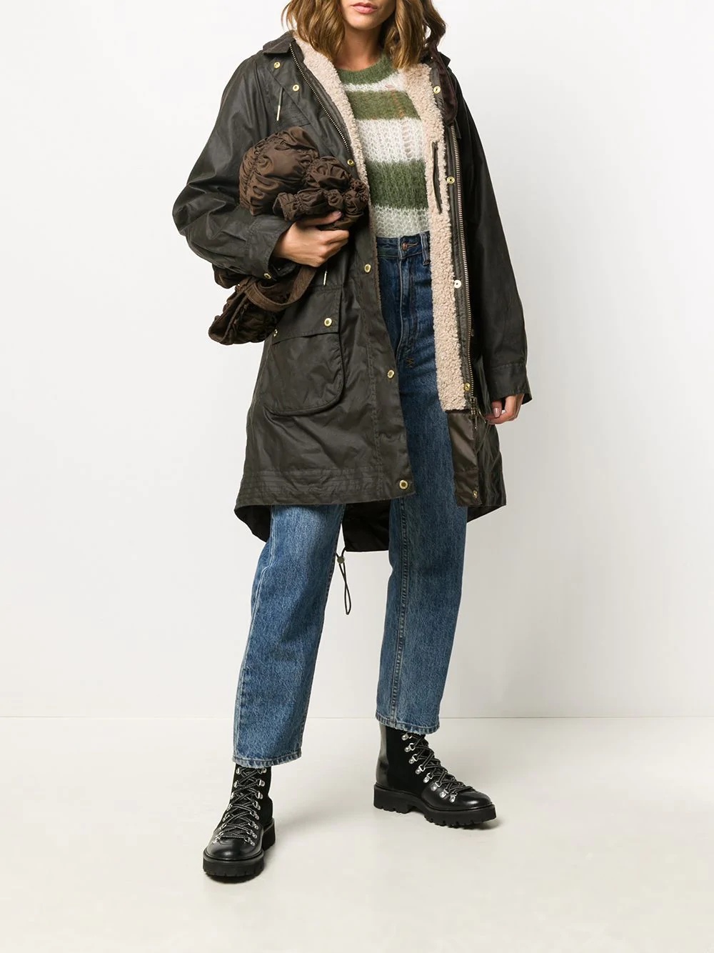 hooded parka coat - 2