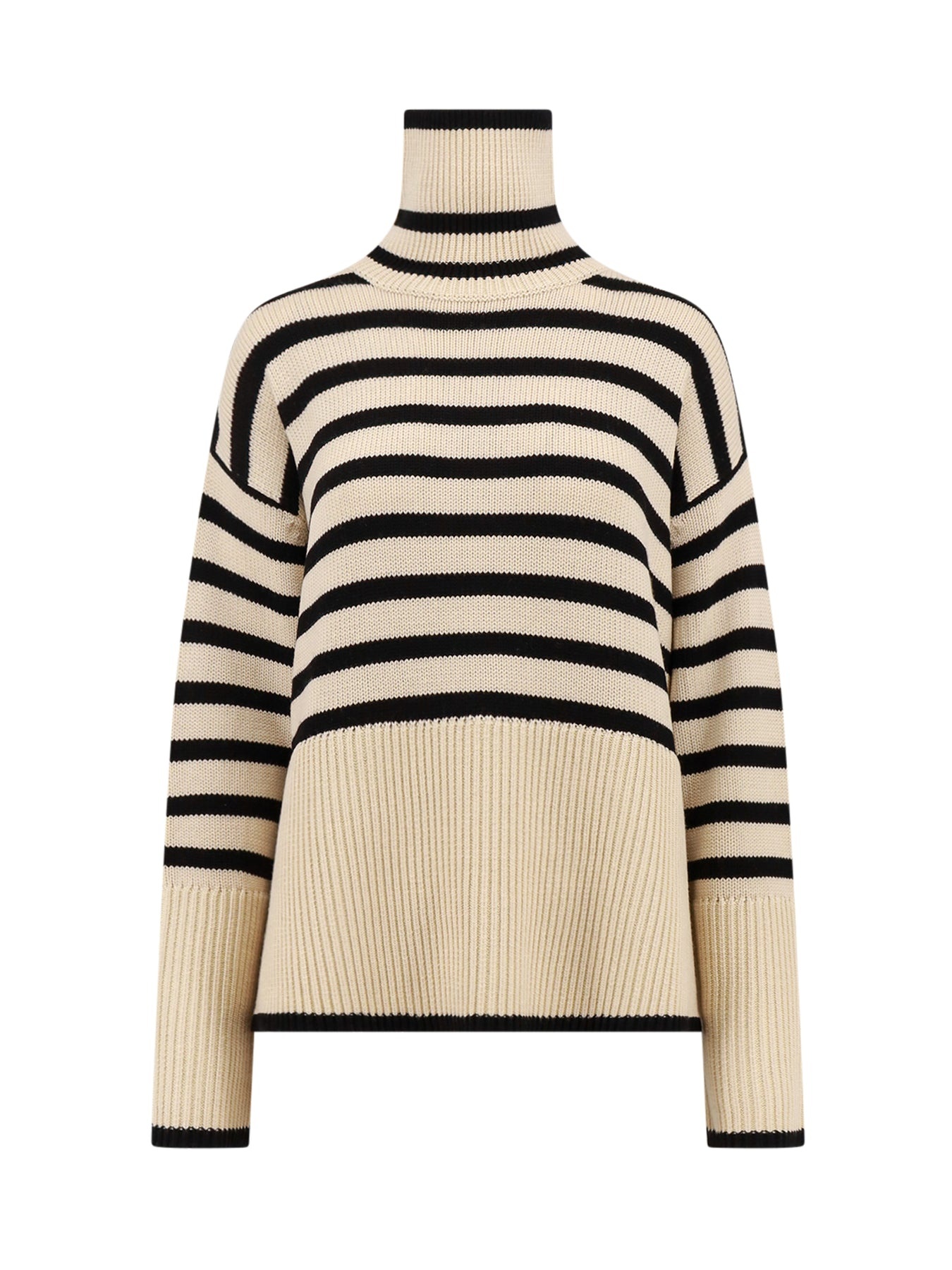 Oversize striped sweater - 1