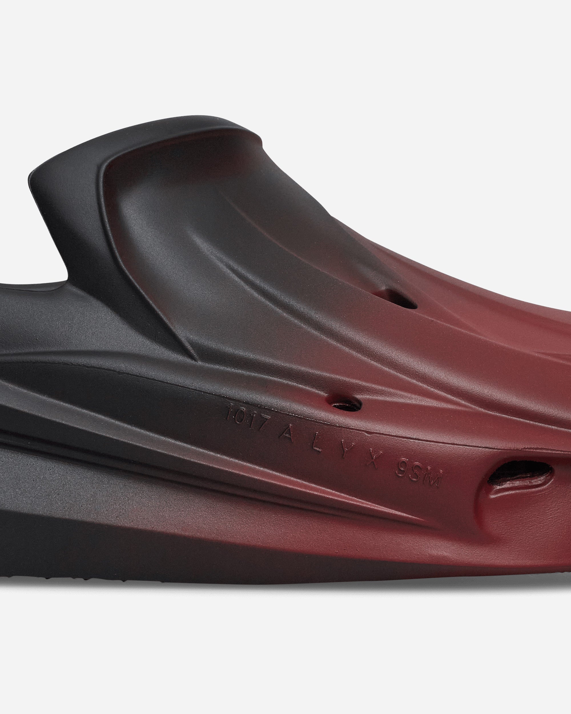 1017 ALYX 9SM Exclusive Mono Slip On Red | slamjam | REVERSIBLE