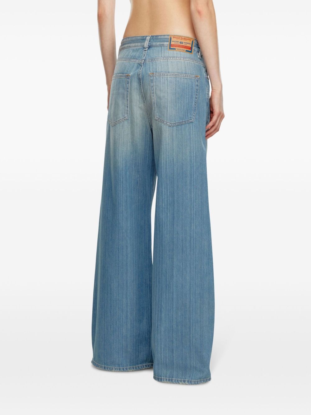 Diesel 1996 D-Sire low-rise wide-leg jeans | farfetch | REVERSIBLE 