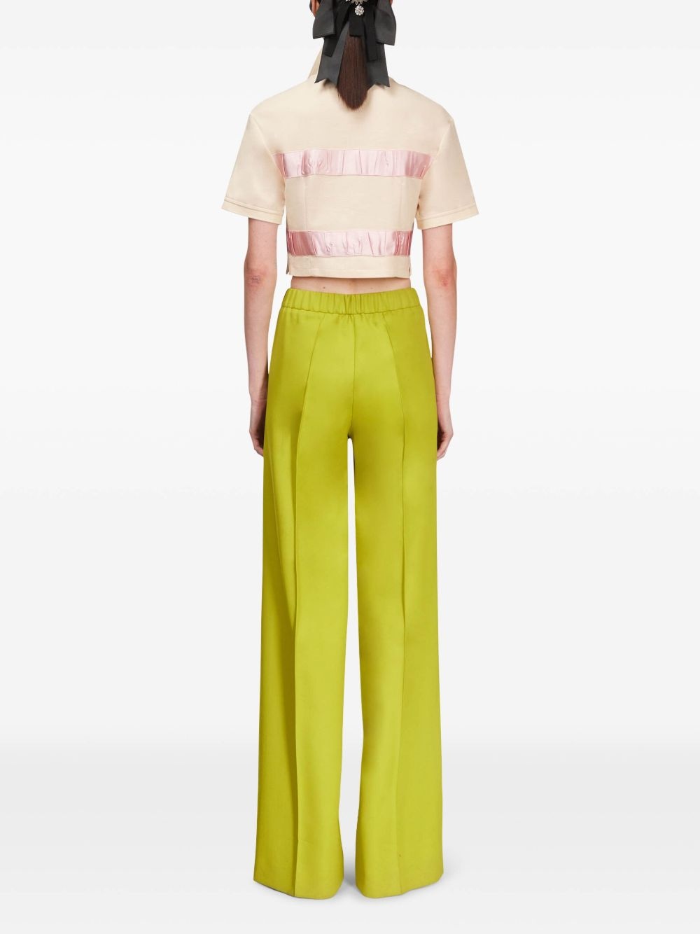 crystal-embellished cropped polo - 4